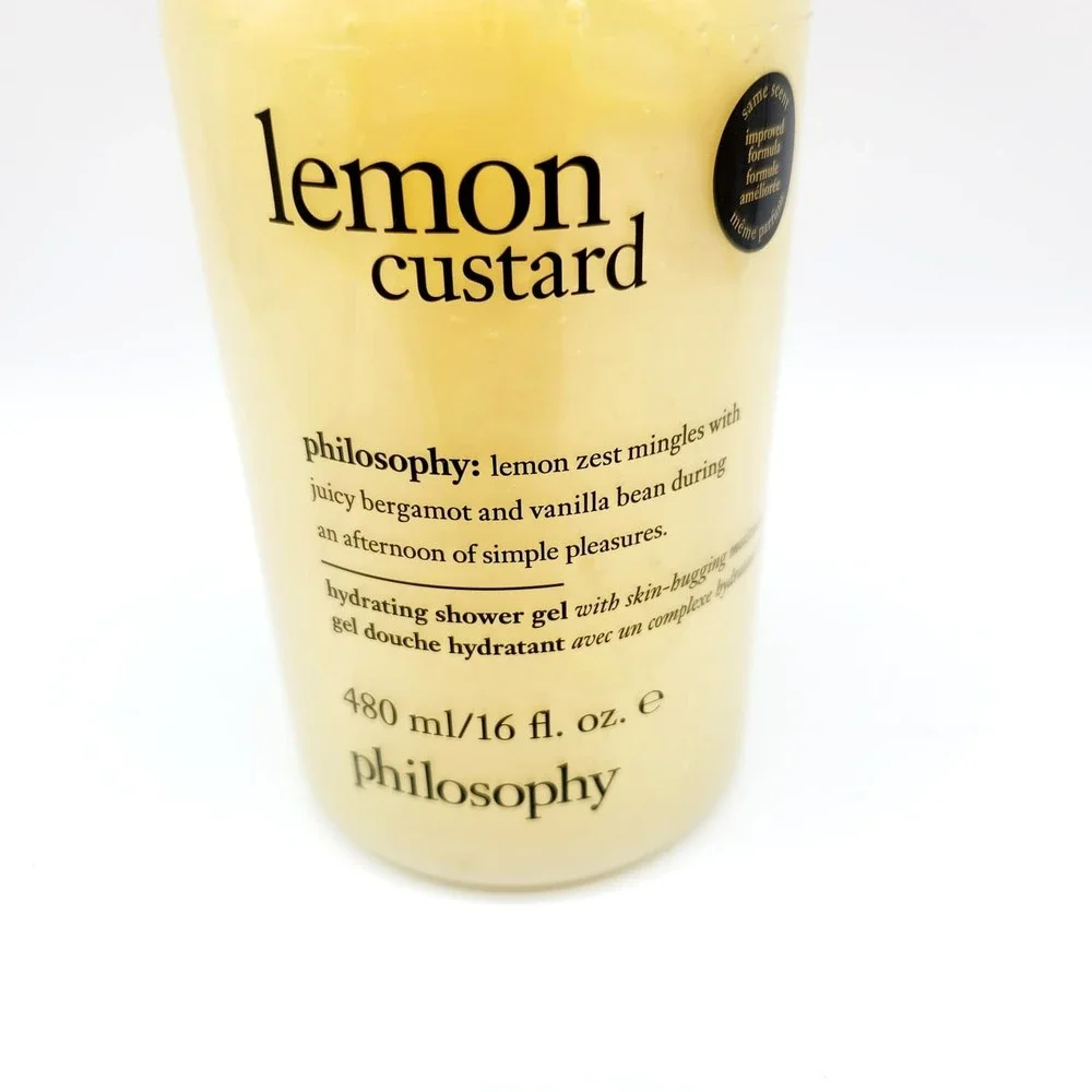 Philosophy Lemon Custard Shampoo Shower Gel Bubble Bath 16‎ oz